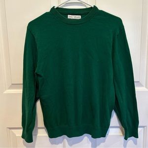 zara boys green cashmere sweater